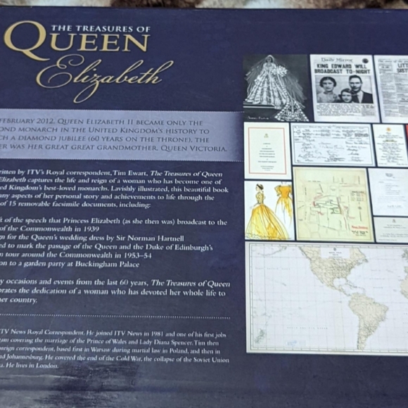 Hardcover The Treasures of Queen Elizabeth II by Tim Ewart - Picture 7 of 8